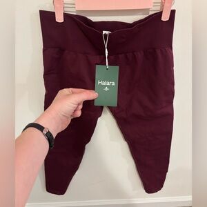 Halara Burgundy Leggings